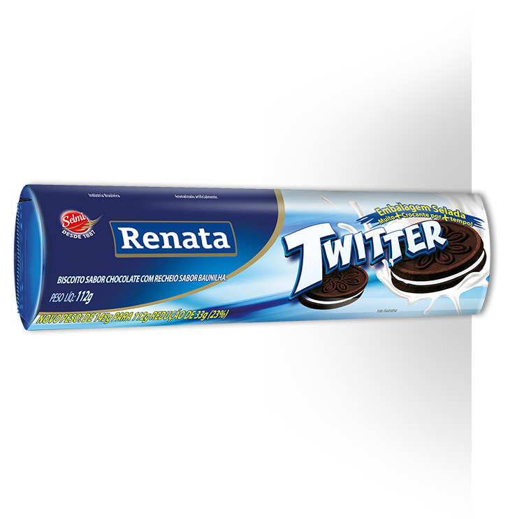 BISCOITO RENATA RECH. BAUNILHA HAPPY 36X112GR "