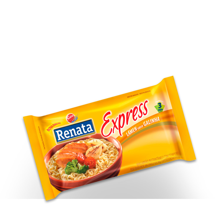 MACARRAO LAMEN EXPRESS GALINHA RENATA PCT 50X85GR