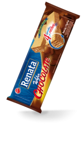 Biscoito Renata Wafer Chocolate Cx40x115Gr