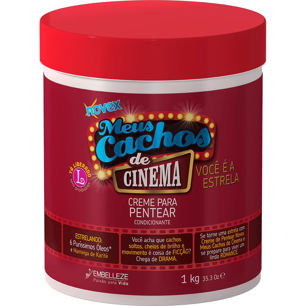 Creme Pentear Meus Cachos Cinema Novex 1Kg