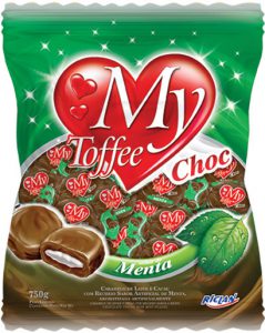 Bala My Tofee Choc/Menta Riclan 10x600Gr