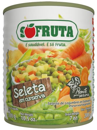 Seleta Lata So Fruta 24x200Gr